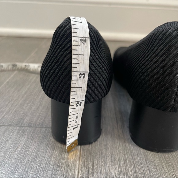 VIVAIA Square Toe Chunky Heels Melody Pro Black Size 42 US 10.5 Minimalist Work - Picture 13 of 14